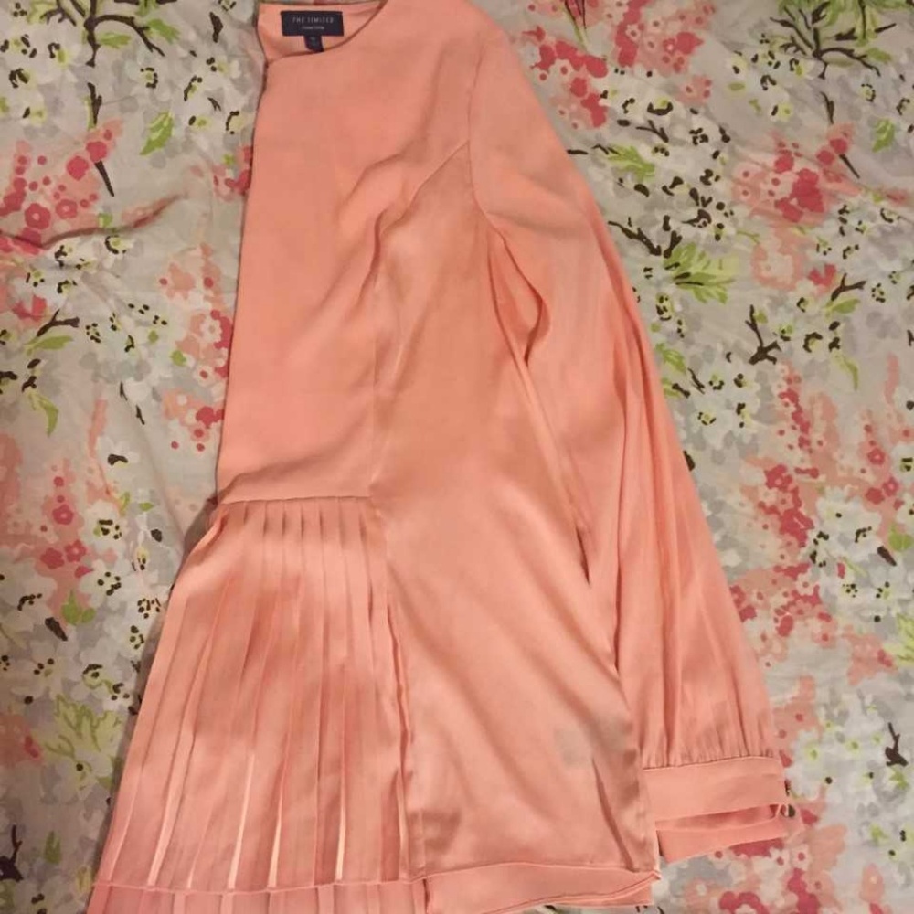 The Limited peach blouse